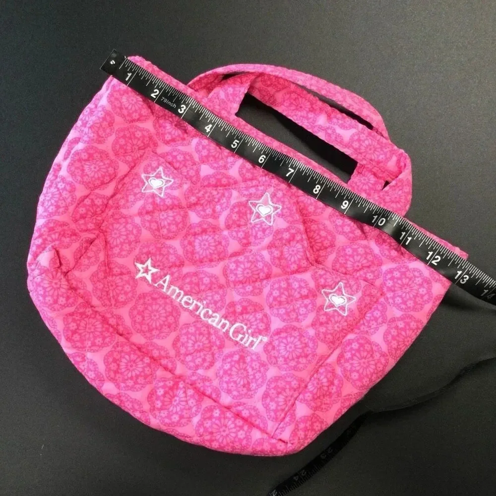 American Girl Kids Pink‎ Quilted Tote Bag